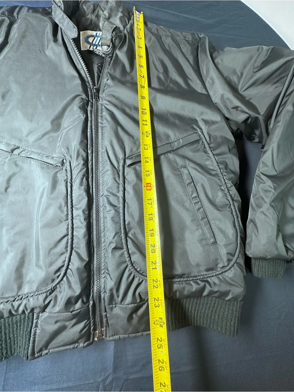 Men's Military-Style Olive Green Field Jacket - Unbranded